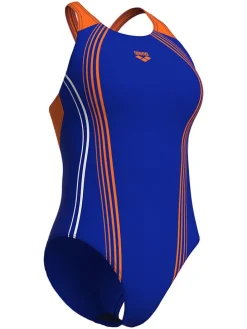 Badpak blauw/oranje
