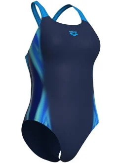 Badpak donkerblauw/blauw