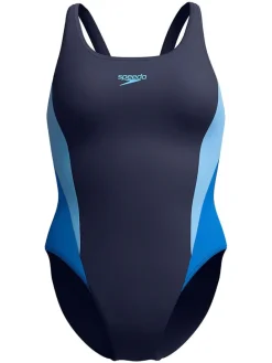 Badpak donkerblauw/blauw