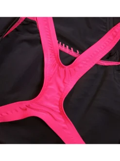 Badpak "Eco Medley" zwart/roze