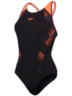 Badpak ''Eco+'' zwart/oranje