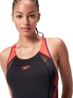 Badpak ''Eco+'' zwart/oranje
