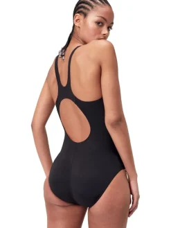 Badpak ''Eco+'' zwart/oranje