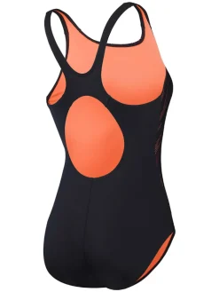 Badpak ''Eco+'' zwart/oranje