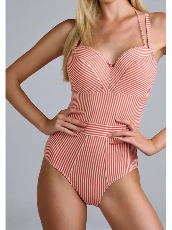 Badpak "Holi vintage" roze/crème