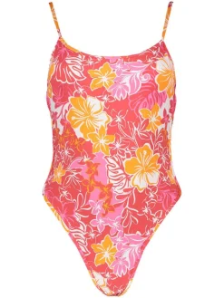Badpak "Sea Spray" rood/oranje