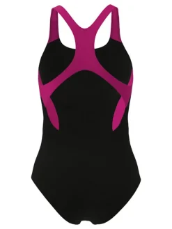 Badpak "Swim Pro" zwart/roze