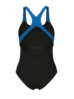 Badpak zwart/blauw