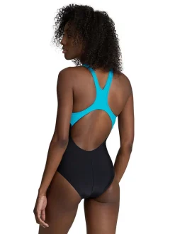 Badpak zwart/turquoise