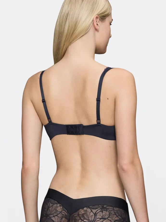 Balconettebeha "Body Make-Up" zwart/donkerblauw