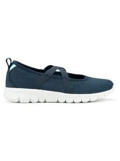 Ballerina's donkerblauw