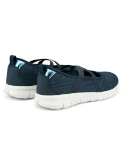 Ballerina's donkerblauw