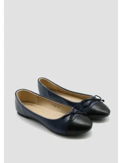Ballerina's donkerblauw/zwart