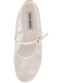 Ballerina's met bandje crème