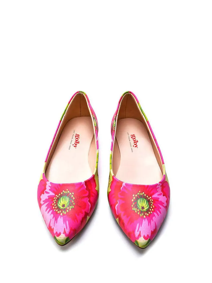 Ballerina's roze/groen