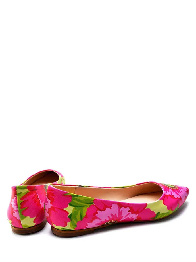 Ballerina's roze/groen