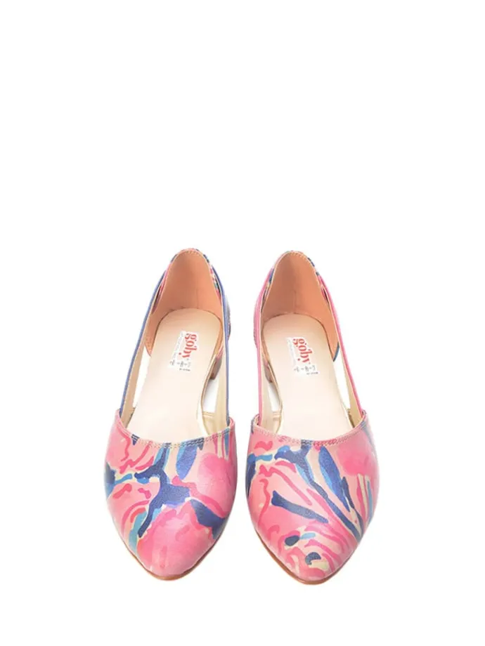 Ballerina's roze/meerkleurig