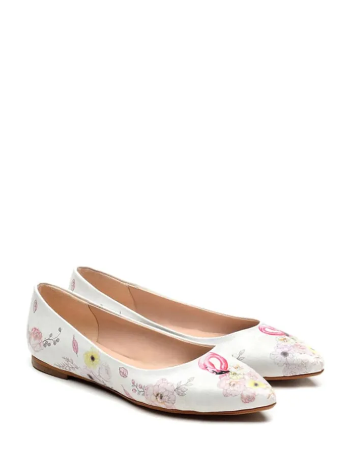 Ballerina's wit/meerkleurig