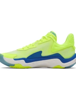 Basketbalschoenen groen/blauw