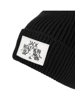Beanie "Badge" zwart