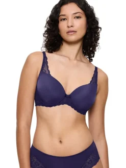 Beugelbeha donkerblauw