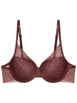 Beugelbeha "Signature Sheer" donkerbruin