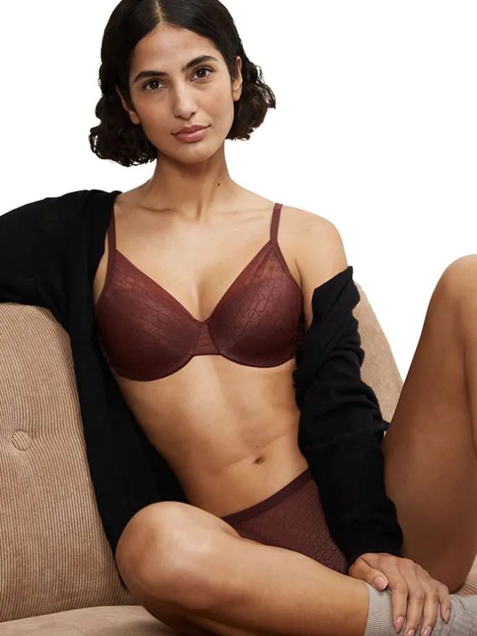 Beugelbeha "Signature Sheer" donkerbruin