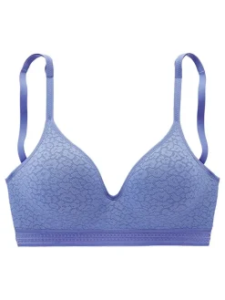 Beugelloze beha blauw