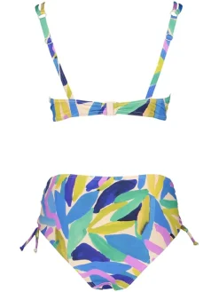 Bikini blauw/turquoise/lichtroze