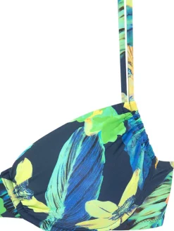 Bikini donkerblauw/groen