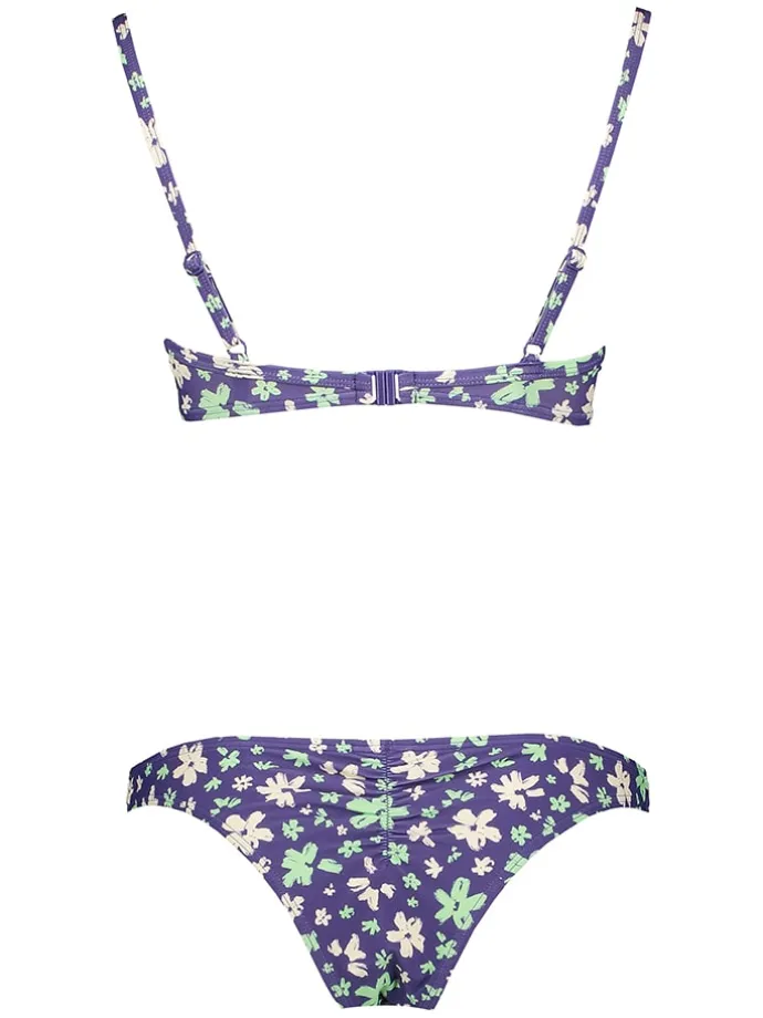 Bikini donkerblauw/mintgroen