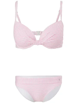 Bikini lichtroze/wit