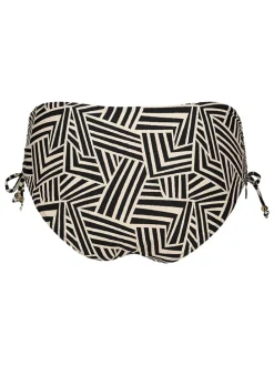 Bikinislip beige/zwart