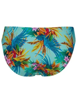 Bikinislip lichtblauw/meerkleurig
