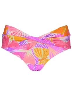 Bikinislip paars/oranje
