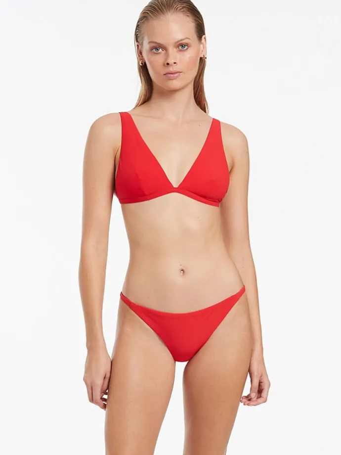 Bikinislip rood