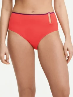 Bikinislip rood/paars