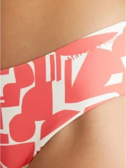 Bikinislip roze/crème