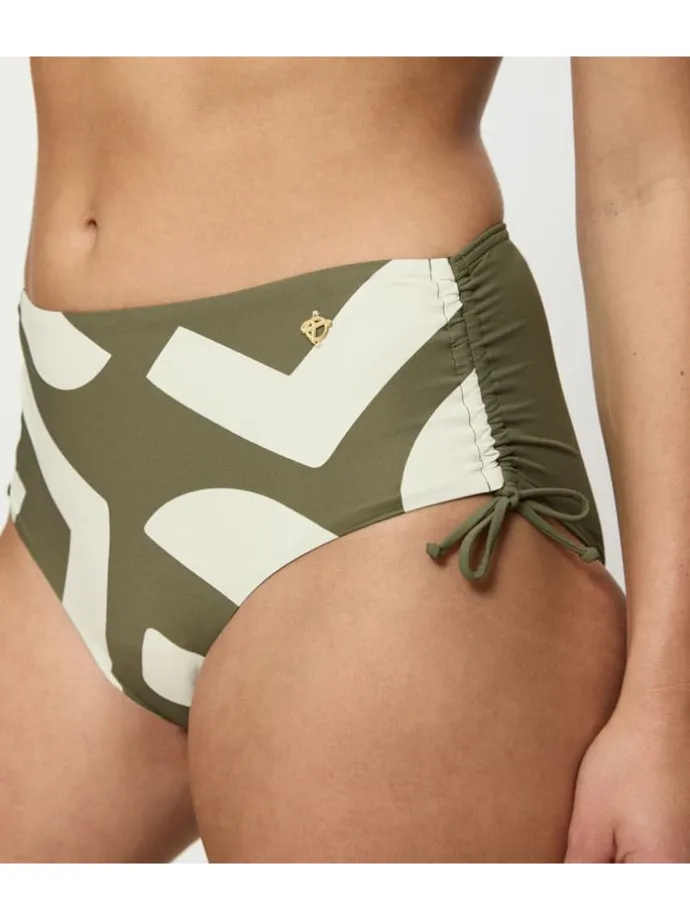 Bikinislip "Summer Allure" kaki/crème