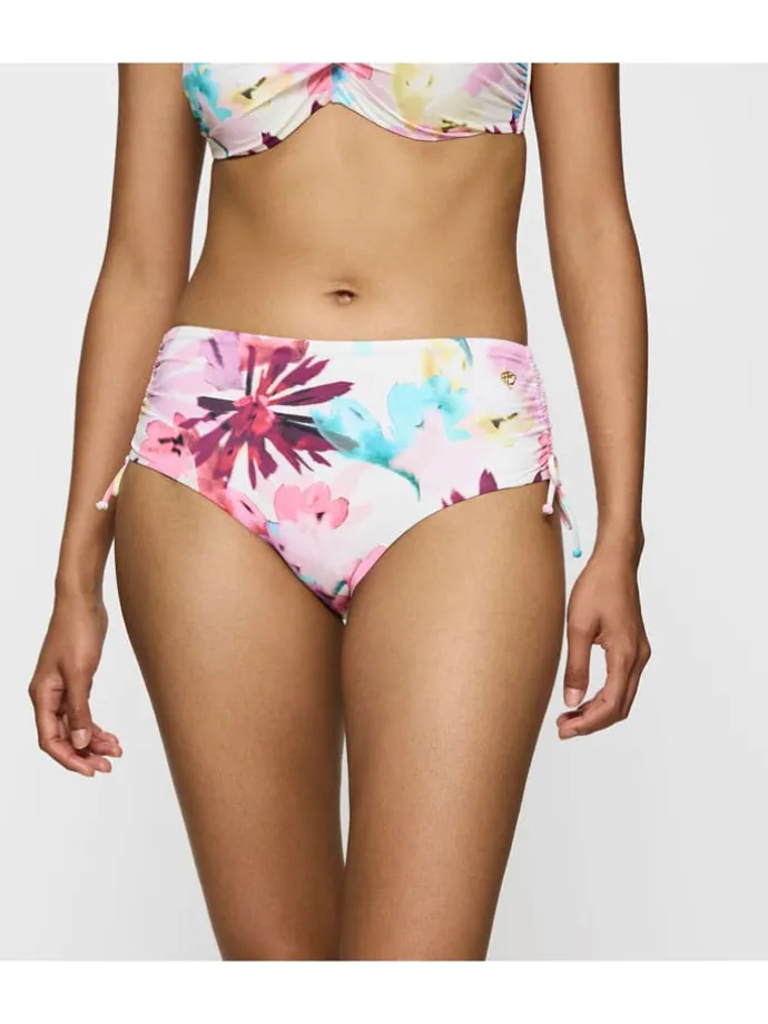 Bikinislip "Summer Fleur" lichtroze/meerkleurig