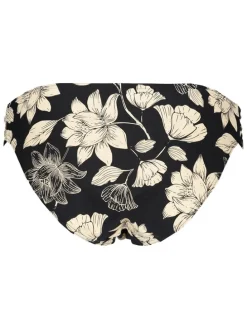Bikinislip zwart/crème