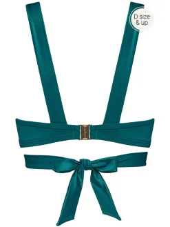 Bikinitop "Cache Coeur" petrol