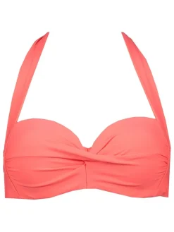Bikinitop koraalrood