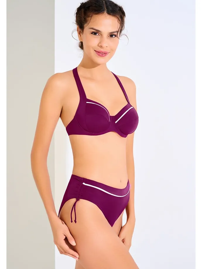 Bikinitop pruimkleurig