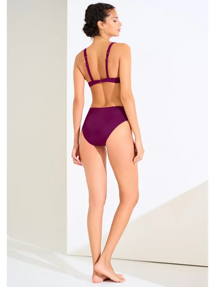 Bikinitop pruimkleurig