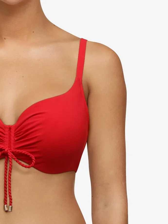 Bikinitop rood