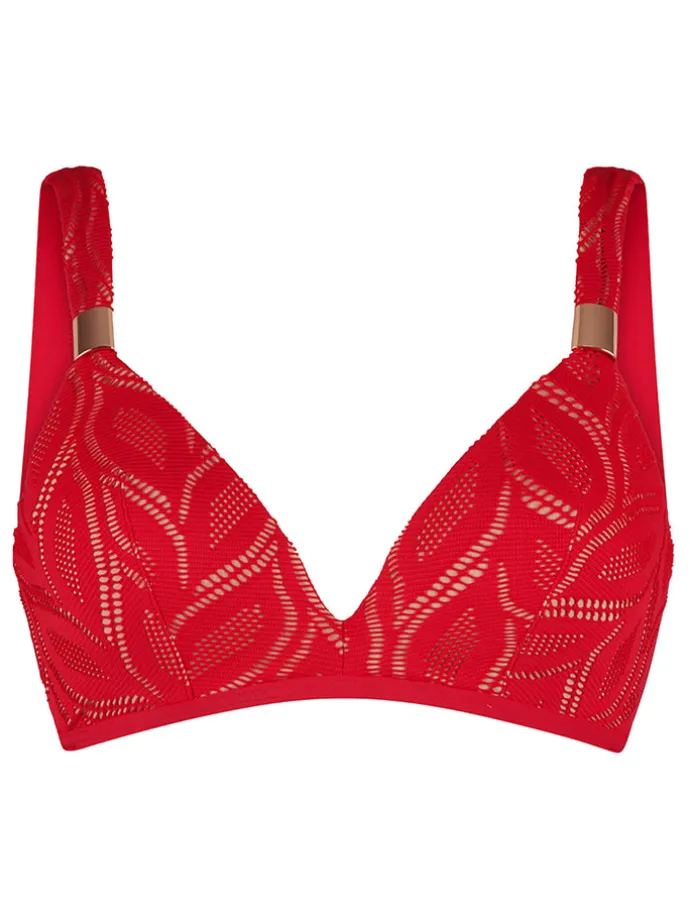 Bikinitop rood