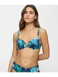 Bikinitop "Summer Fleur" turquoise