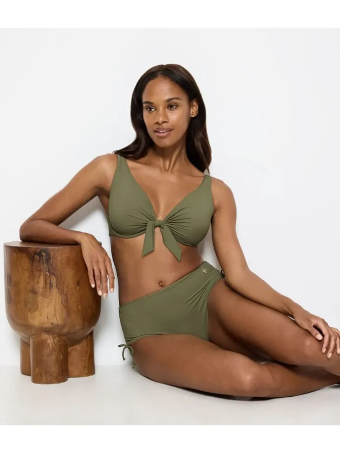 Bikinitop "Summer Twist" kaki