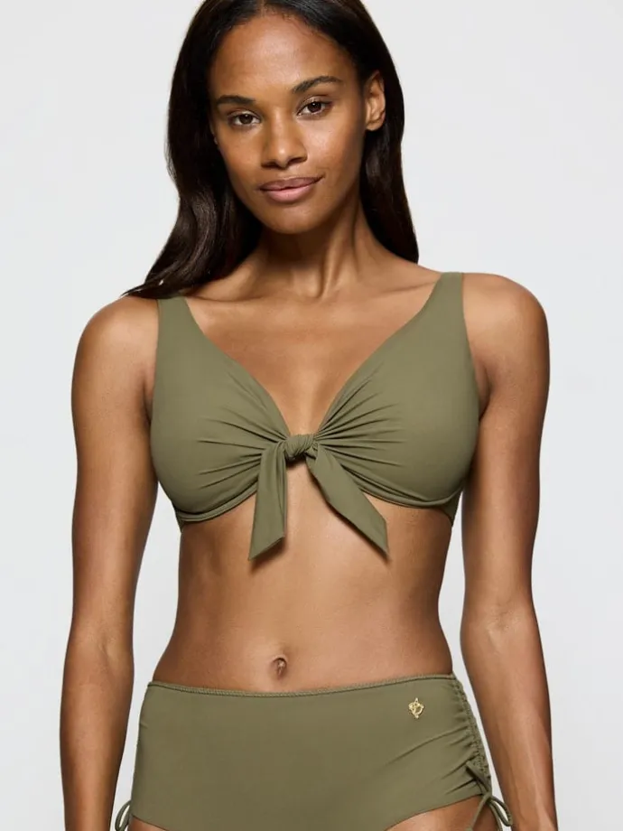 Bikinitop "Summer Twist" kaki